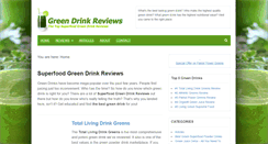 Desktop Screenshot of greendrinkreviews.org